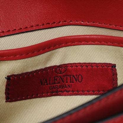 Valentino Garavani Calfskin Rockstud Mini Shoulder Bag Red 6 of 7