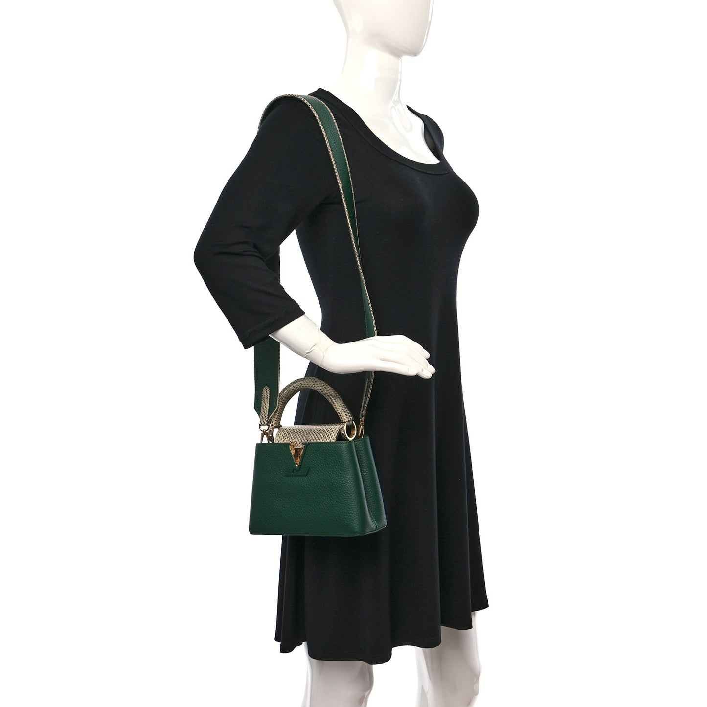 Taurillon Ayers Mini Capucines Emeraude