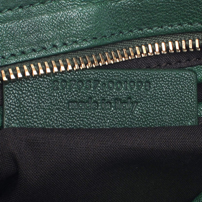 Saint Laurent Leather Mini Cabas Chyc Green 6 of 7