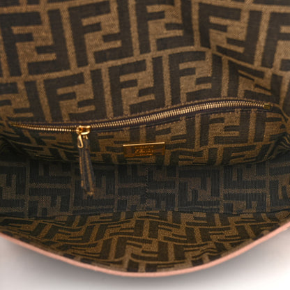 Fendi Fabric Jacquard FF 1974 Paisley Embroidered Baguette Tobacco Moro Rosa Quarzo Multicolor 5 of 10