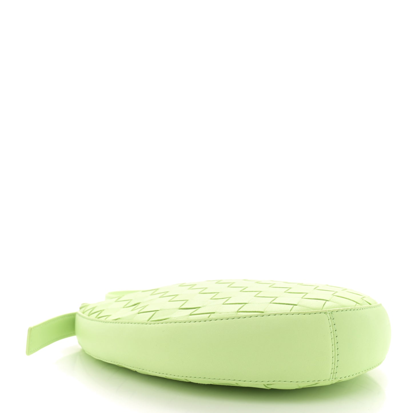 Nappa Intrecciato Small Drop Shoulder Bag Fennel