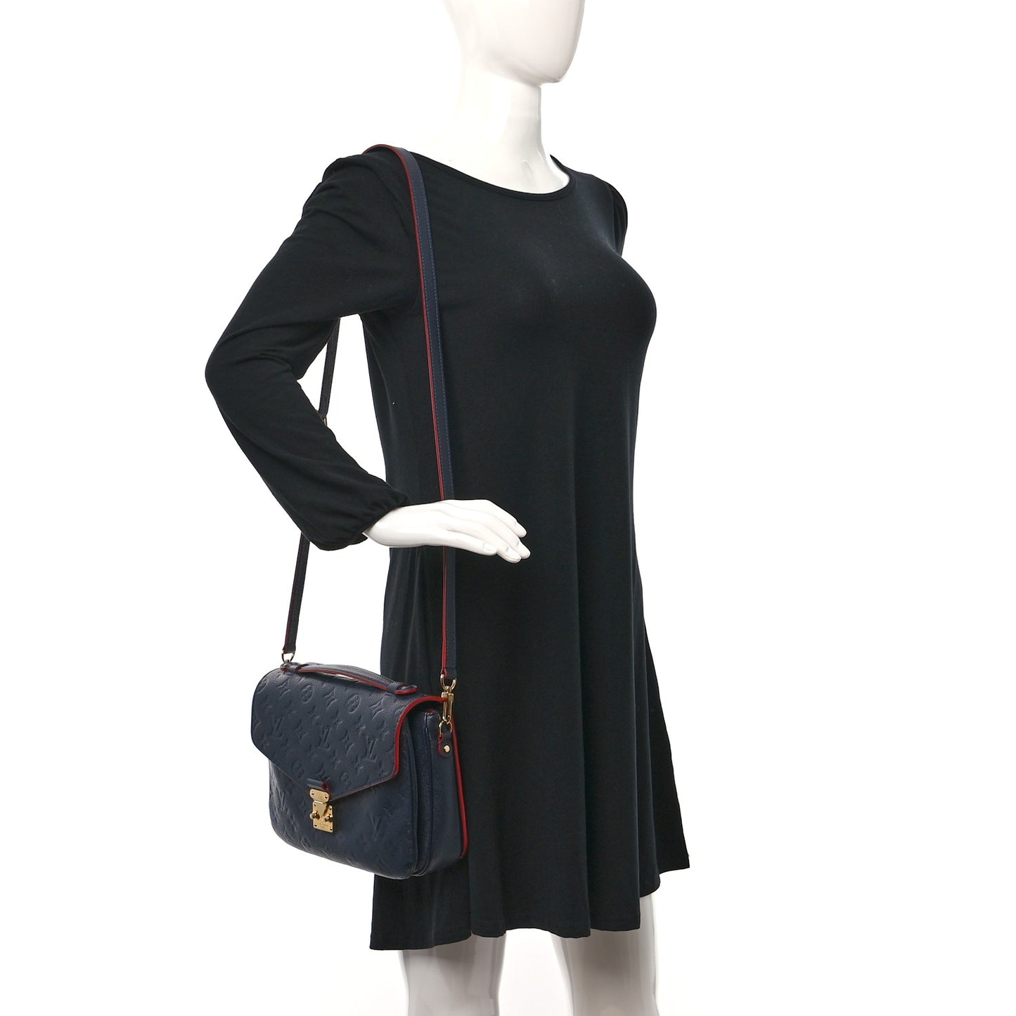 Empreinte Pochette Metis Marine Rouge