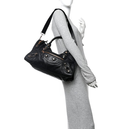 Balenciaga Agneau Giant 21 Rose Gold Hardware Part Time Black 2 of 13