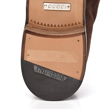 Gucci Suede Mens 1953 Horsebit Loafers 8.5 Brown 10 of 12
