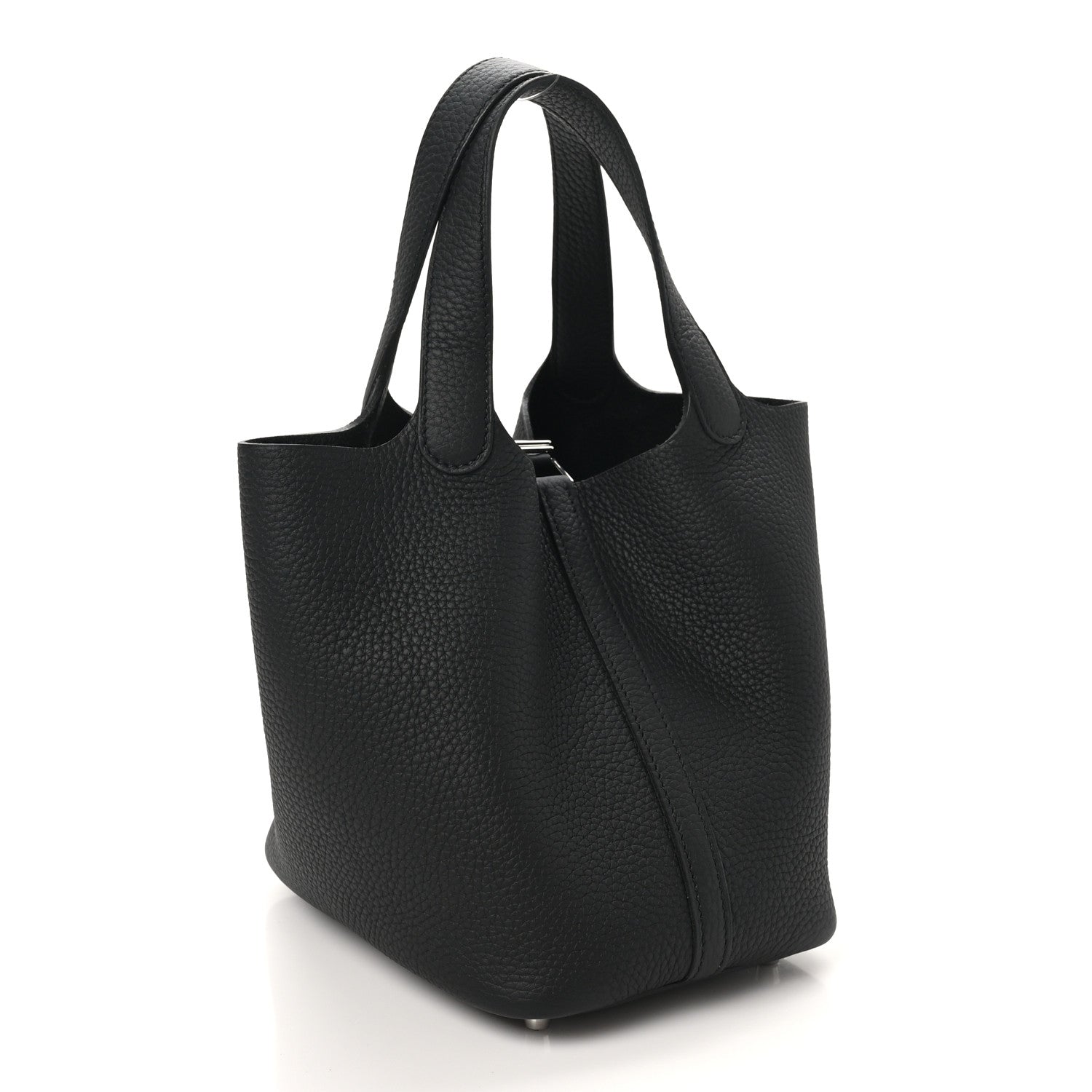 Hermes Taurillon Clemence Picotin Lock 18 PM Black 3 of 11