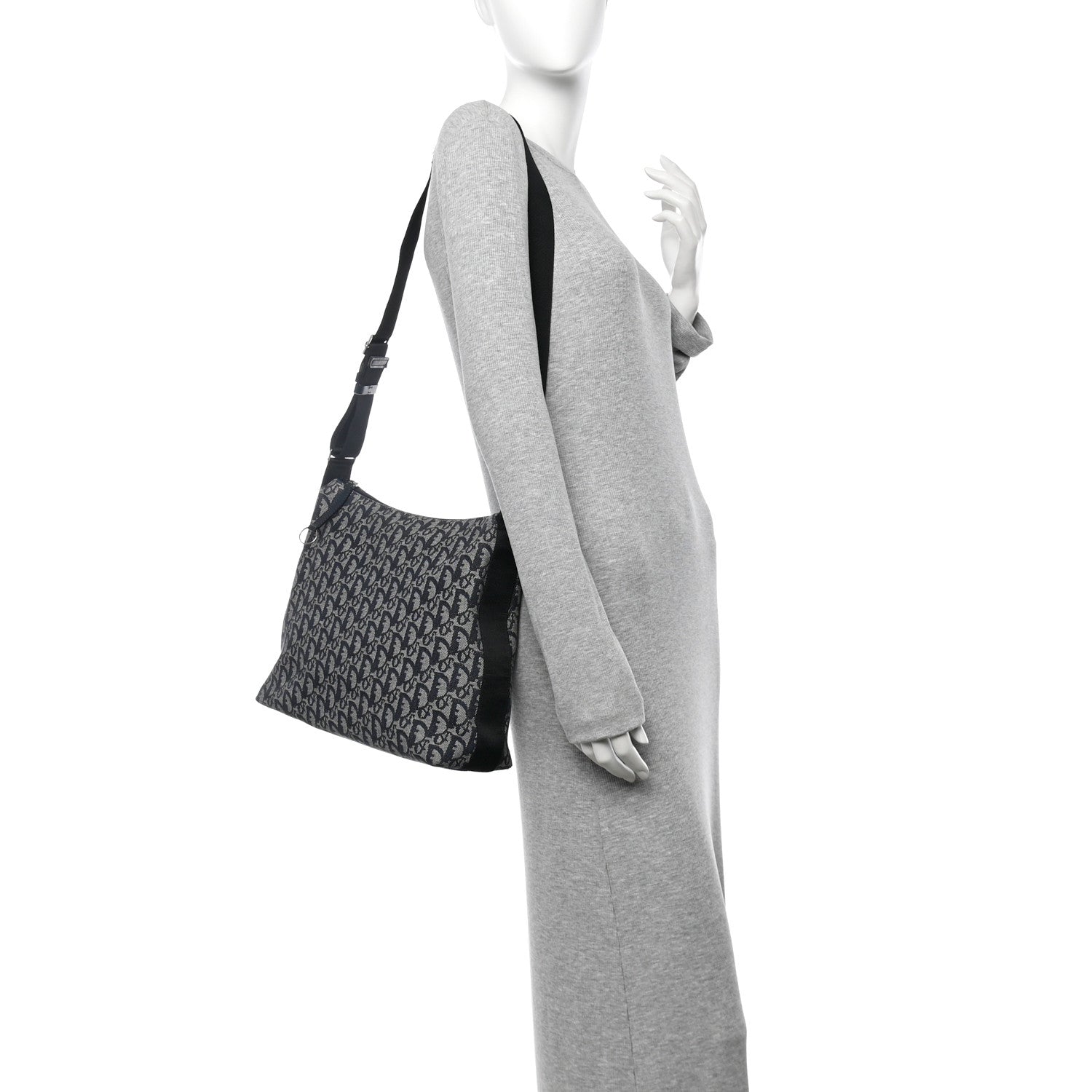 Christian Dior Monogram Messenger Black 2 of 12