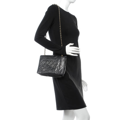 Chanel Lambskin Quilted Small Single Flap Black 2 of 8