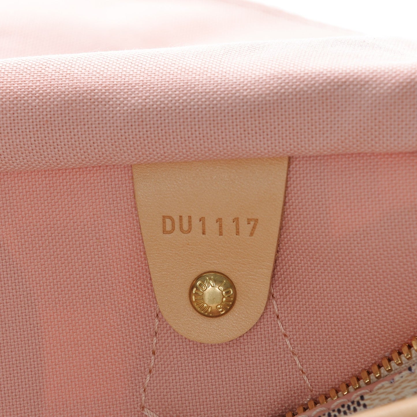 Damier Azur Tahitienne Speedy Bandouliere 30 Rose Ballerine