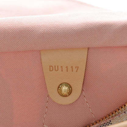 Louis Vuitton Damier Azur Tahitienne Speedy Bandouliere 30 Rose Ballerine 7 of 7