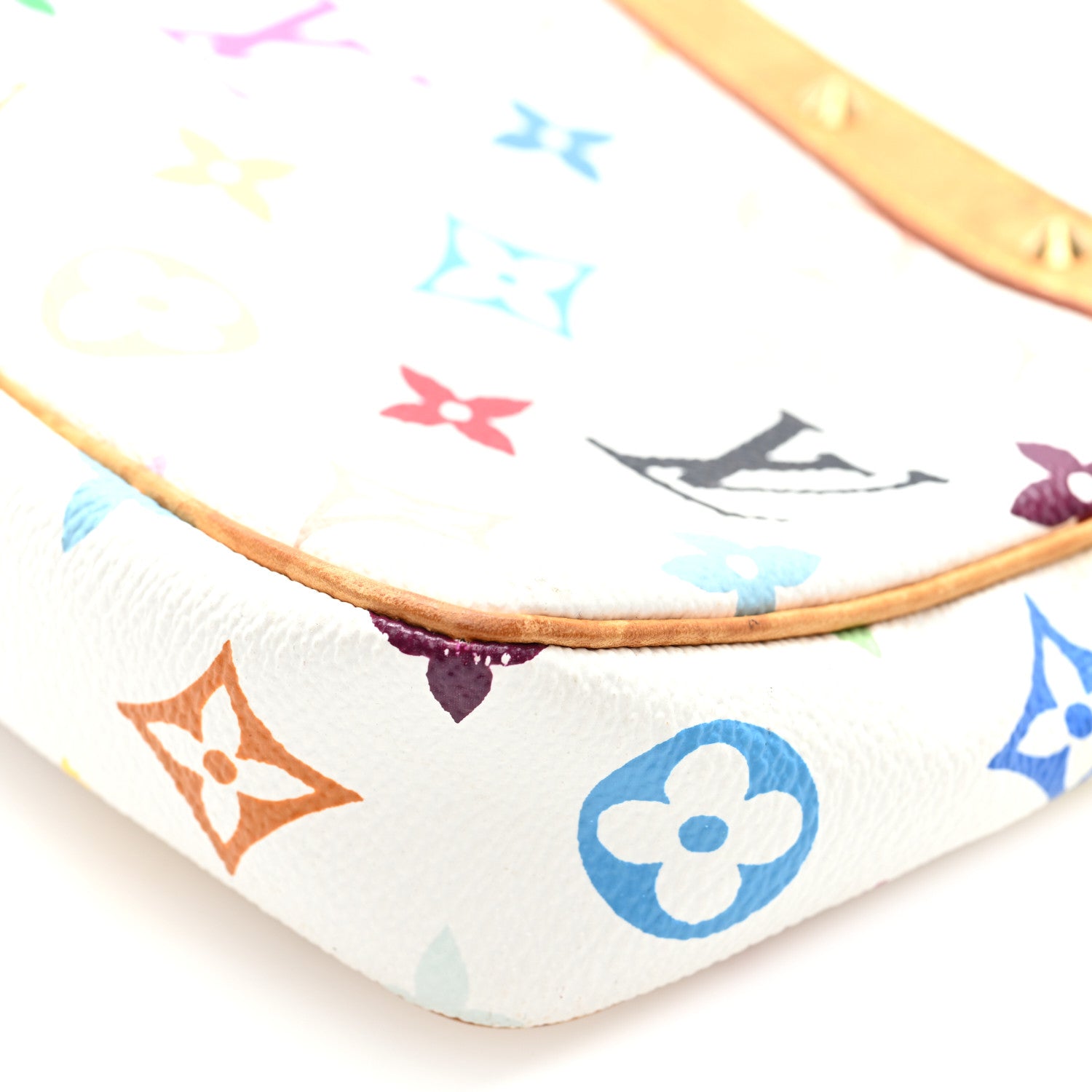 Louis Vuitton Monogram Multicolor Pochette Accessories White 8 of 8