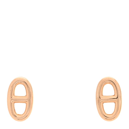 Hermes 18K Rose Gold TPM Farandole Stud Earrings 1 of 5