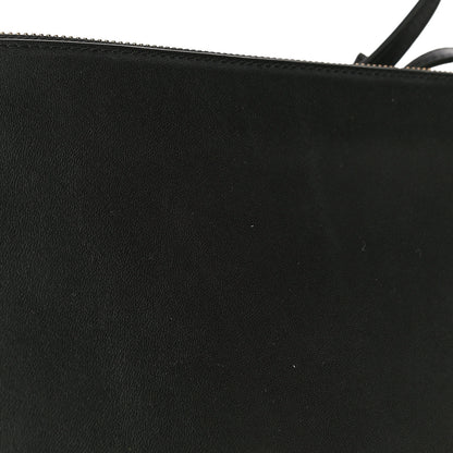 Celine Lambskin Large Trio Crossbody Bag Black 14 of 15