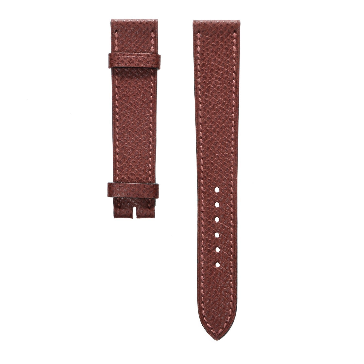 Hermes Epsom Heure H Hour Watch PM Strap Havane 1 of 3