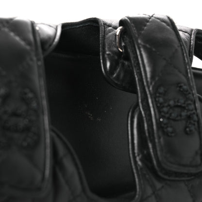 Chanel Lambskin Quilted Velcro Dad Sandals 38.5 So Black 13 of 15