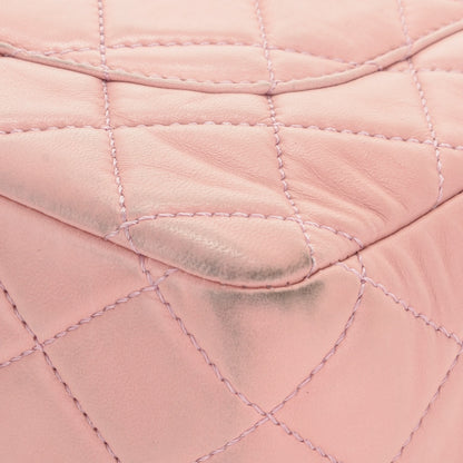 Chanel Lambskin Quilted Jumbo Single Flap Light Pink 12 of 12