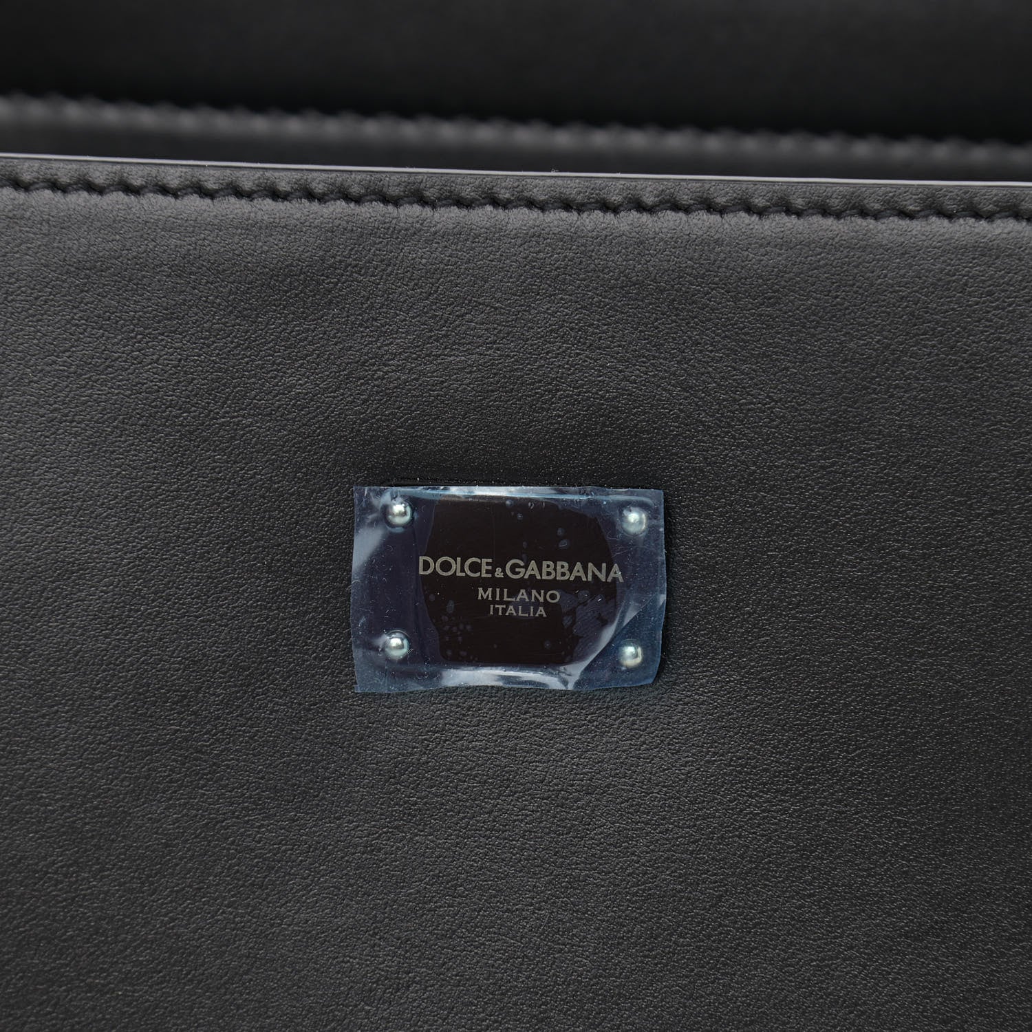 Dolce & Gabbana Calfskin Sicily 62 Black 7 of 9