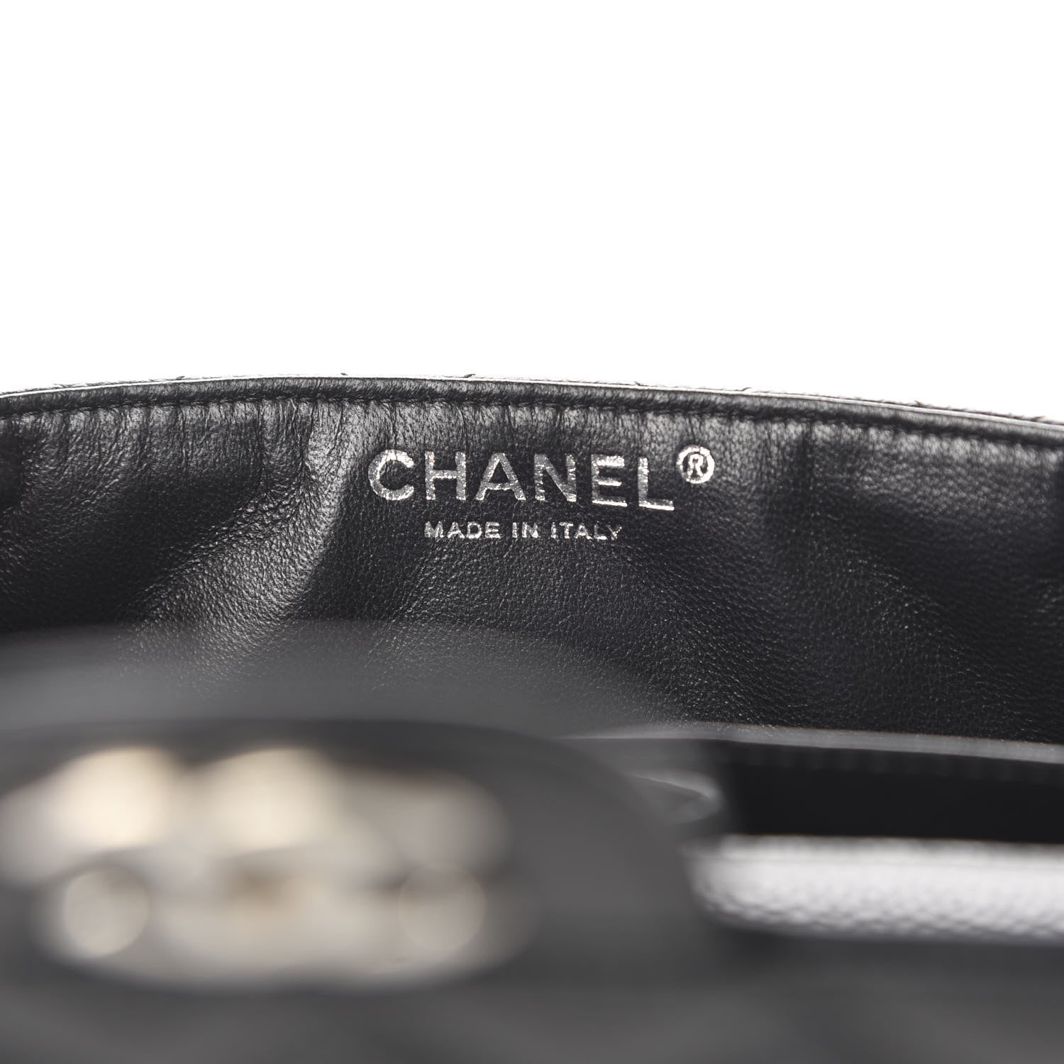 Chanel Caviar Quilted East West Flap Black 8 of 10