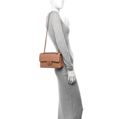 Chanel Lambskin Quilted Small Double Flap Brown 2 of 11