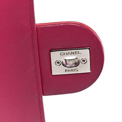 Chanel Patent Quilted Large Coco Shine Flap Pink 7 of 11