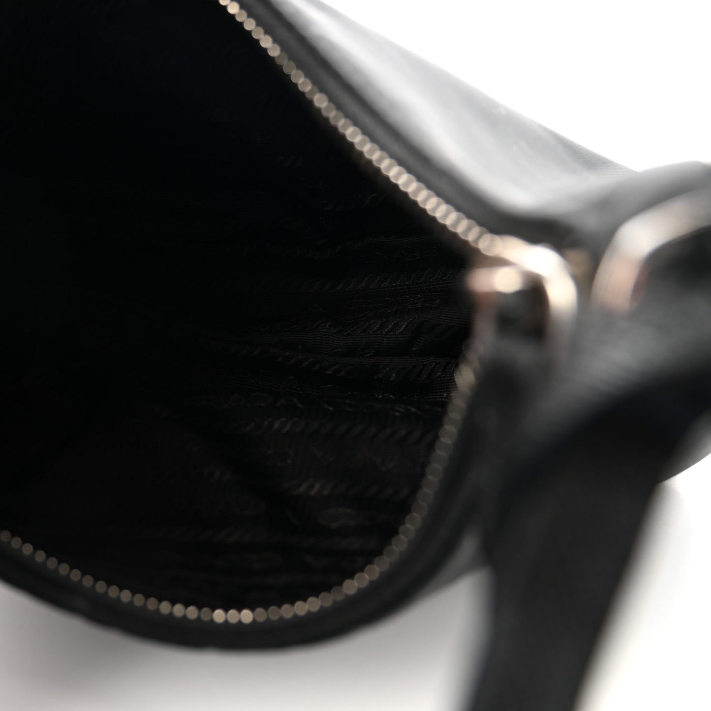 Tessuto Nylon Saffiano Mini Re-Edition 2005 Bag Black