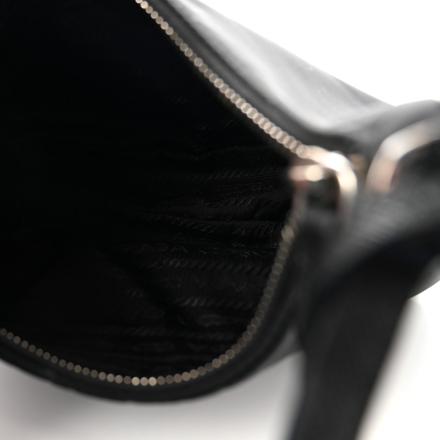Prada Tessuto Nylon Saffiano Mini Re-Edition 2005 Bag Black 5 of 9