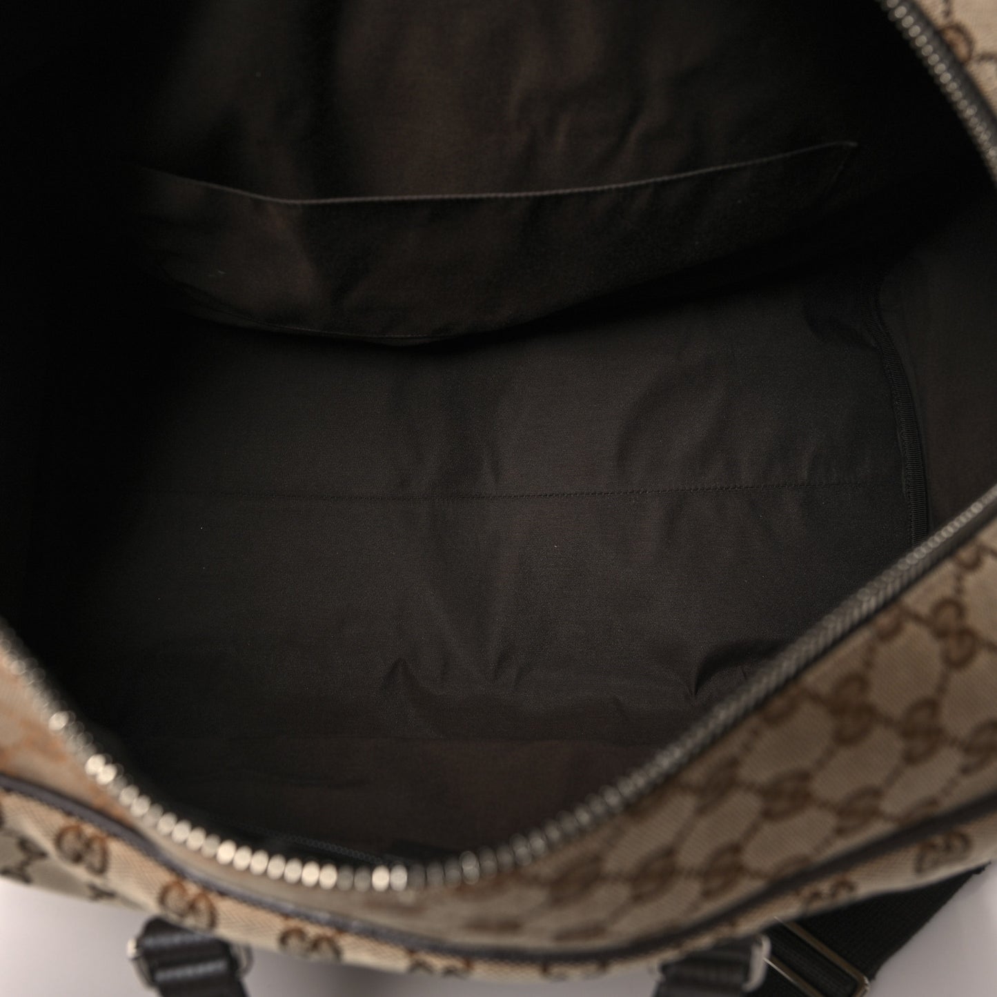 Monogram Dollar Calfskin Large Boston Duffle Bag Beige Ebony Testa di Moro Marrone Scuro