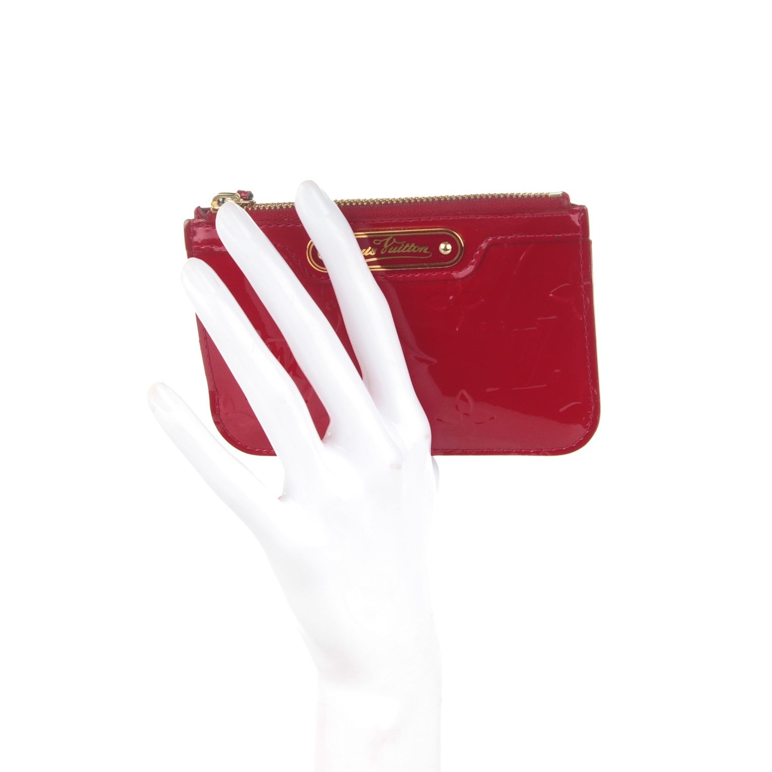 Louis Vuitton Vernis Key Pouch Pomme D'Amour 2 of 7