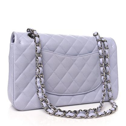 Chanel Caviar Quilted Medium Double Flap Light Purple 3 of 11