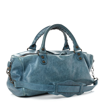 Balenciaga Lambskin Classic Hardware Twiggy Bleu 4 of 11