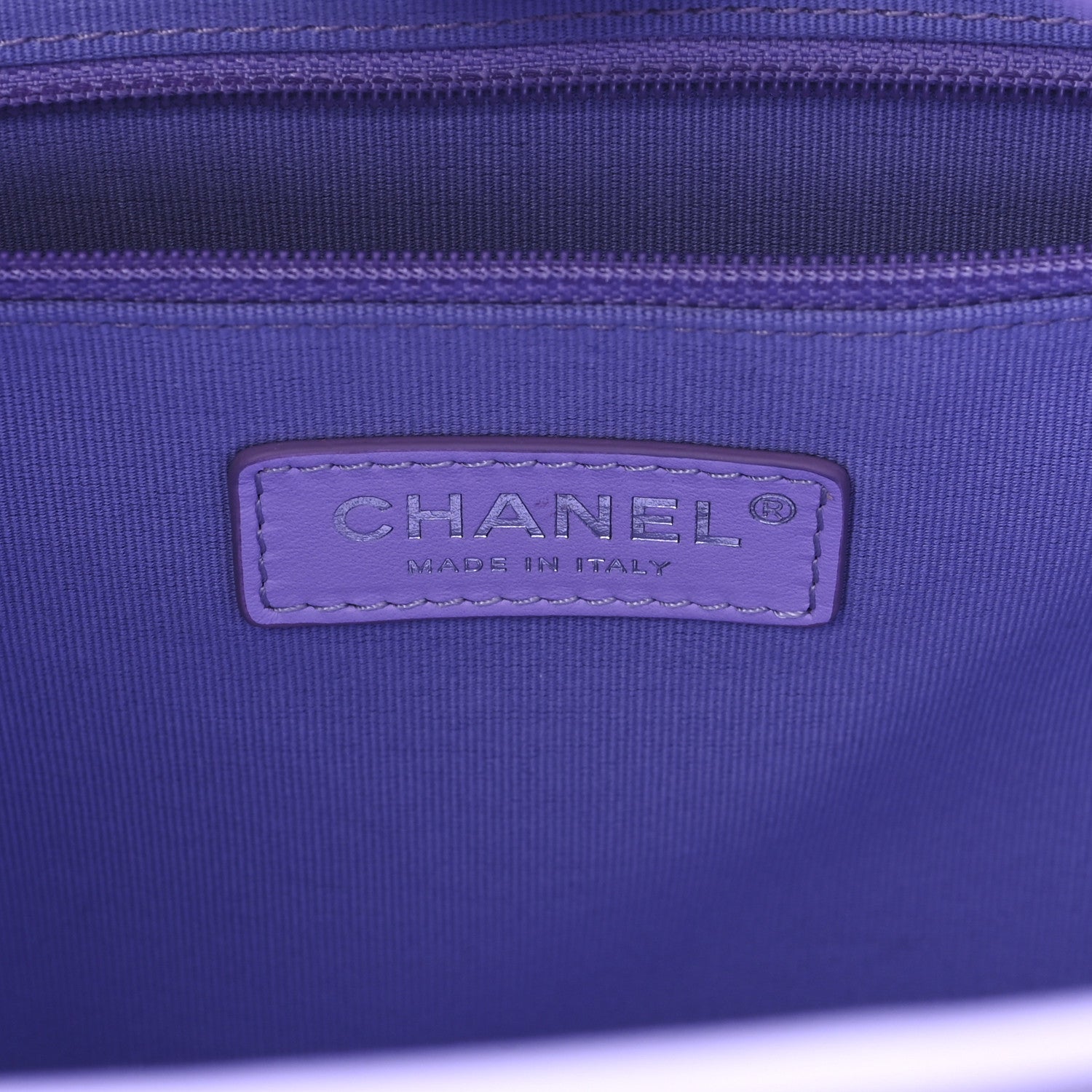 Chanel Shaded Calfskin Small Deauville Tote Light Purple Pink Coral 7 of 11