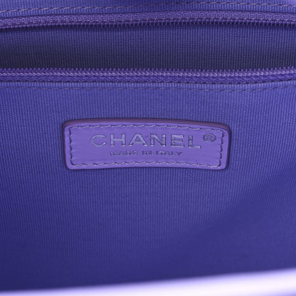 Chanel Shaded Calfskin Small Deauville Tote Light Purple Pink Coral 7 of 11