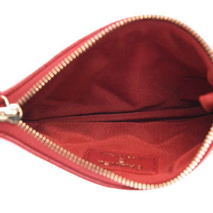 Chanel Caviar Quilted Small Cosmetic Case Red 5 of 8