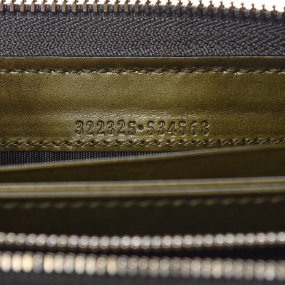 Gucci Monogram Sukey Zip Around Wallet Green 6 of 12