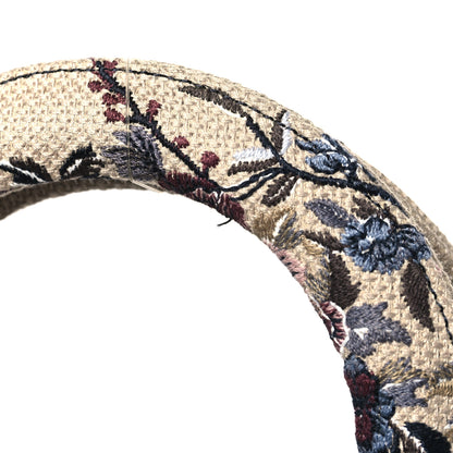 Christian Dior Canvas Embroidered Jardin D'Hiver Medium Lady D-Lite Beige Multicolor 11 of 11