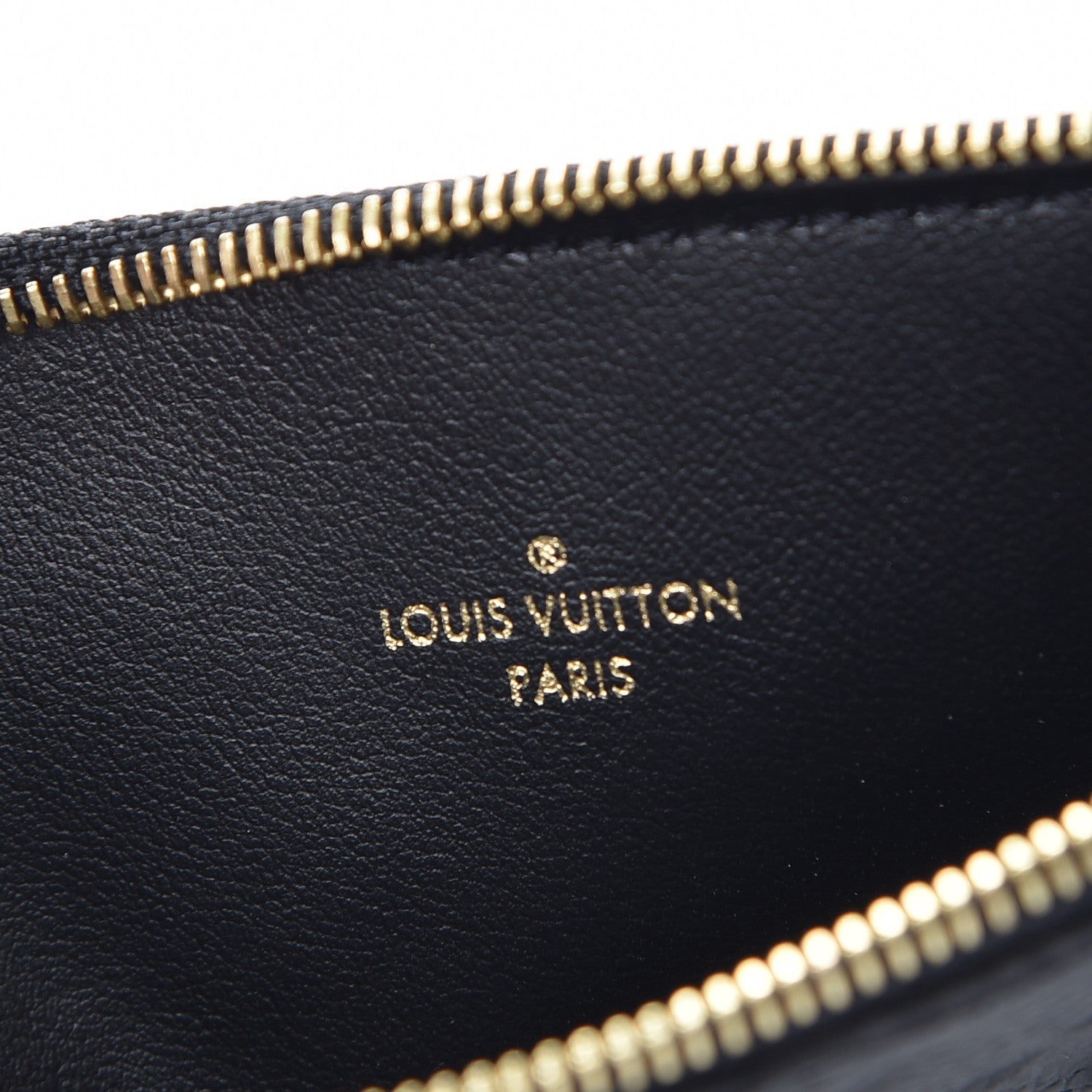 Louis Vuitton Empreinte Felicie Chain Wallet Zippered Insert Black 6 of 6