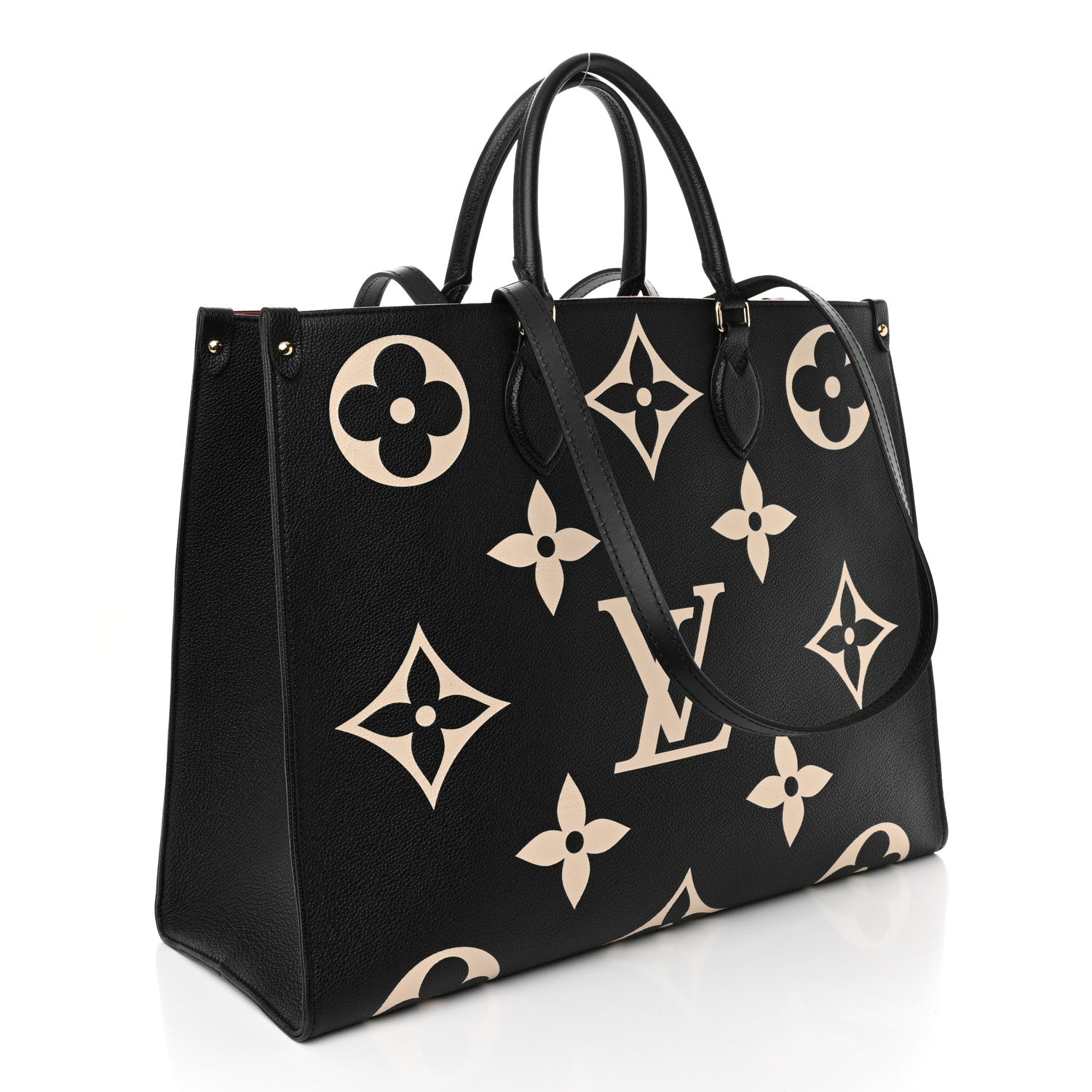 Louis Vuitton Empreinte Monogram Giant Onthego GM Black Beige 3 of 9