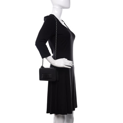 Christian Dior Ultra Matte Calfskin Mini J'Adior Chain Flap Bag Black 2 of 9