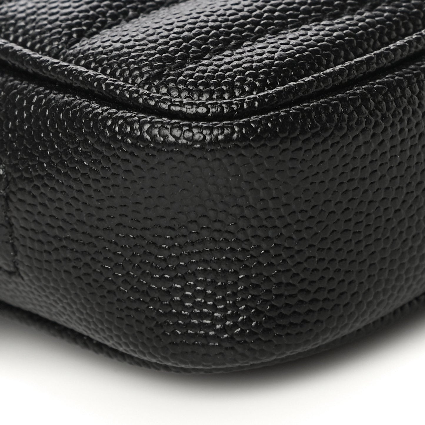 Grain De Poudre Matelasse Monogram Baby Lou Camera Bag Black