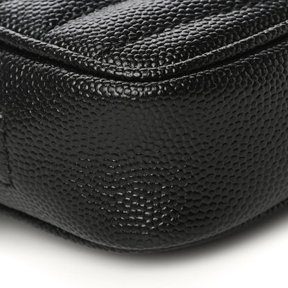 Saint Laurent Grain De Poudre Matelasse Monogram Baby Lou Camera Bag Black 9 of 10