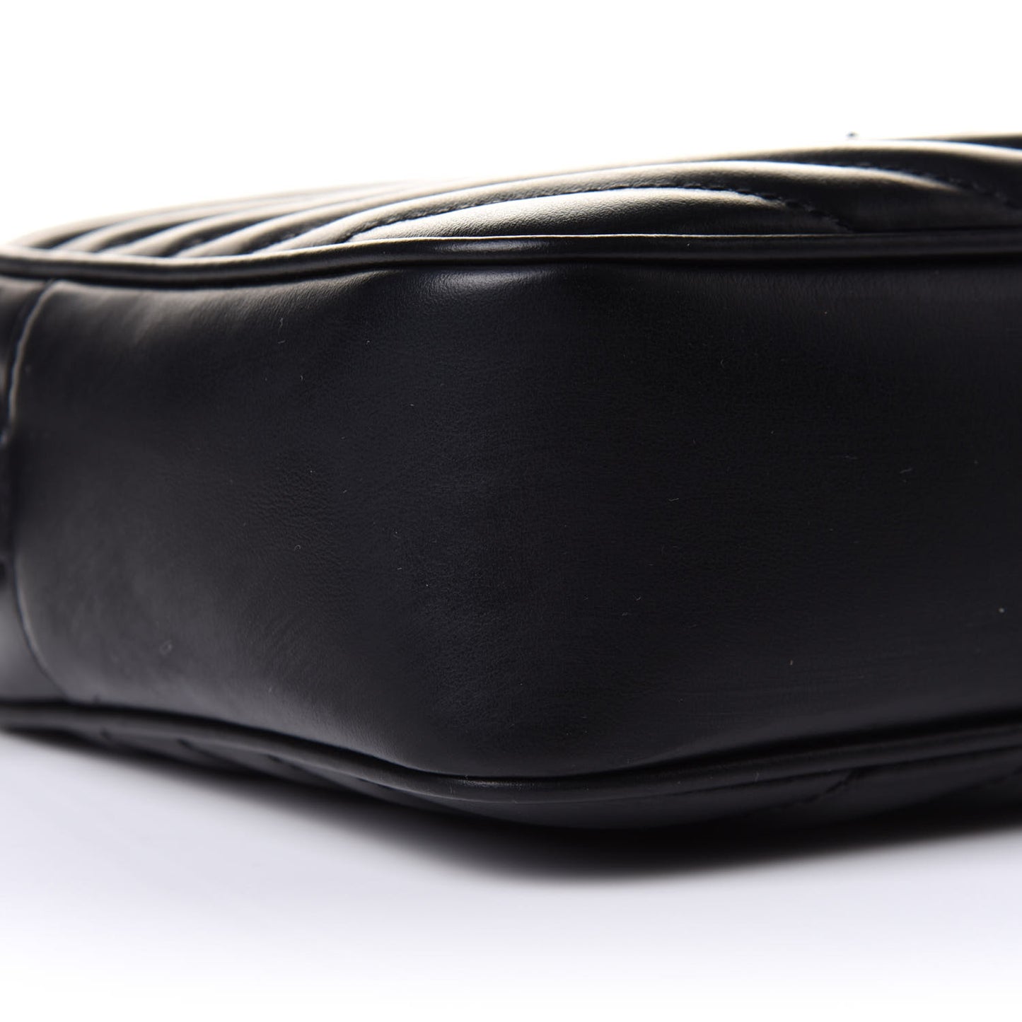 Calfskin Matelasse Monogram Lou Camera Bag Black