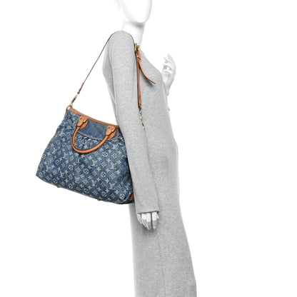 Louis Vuitton Denim Neo Cabby GM Blue 2 of 9