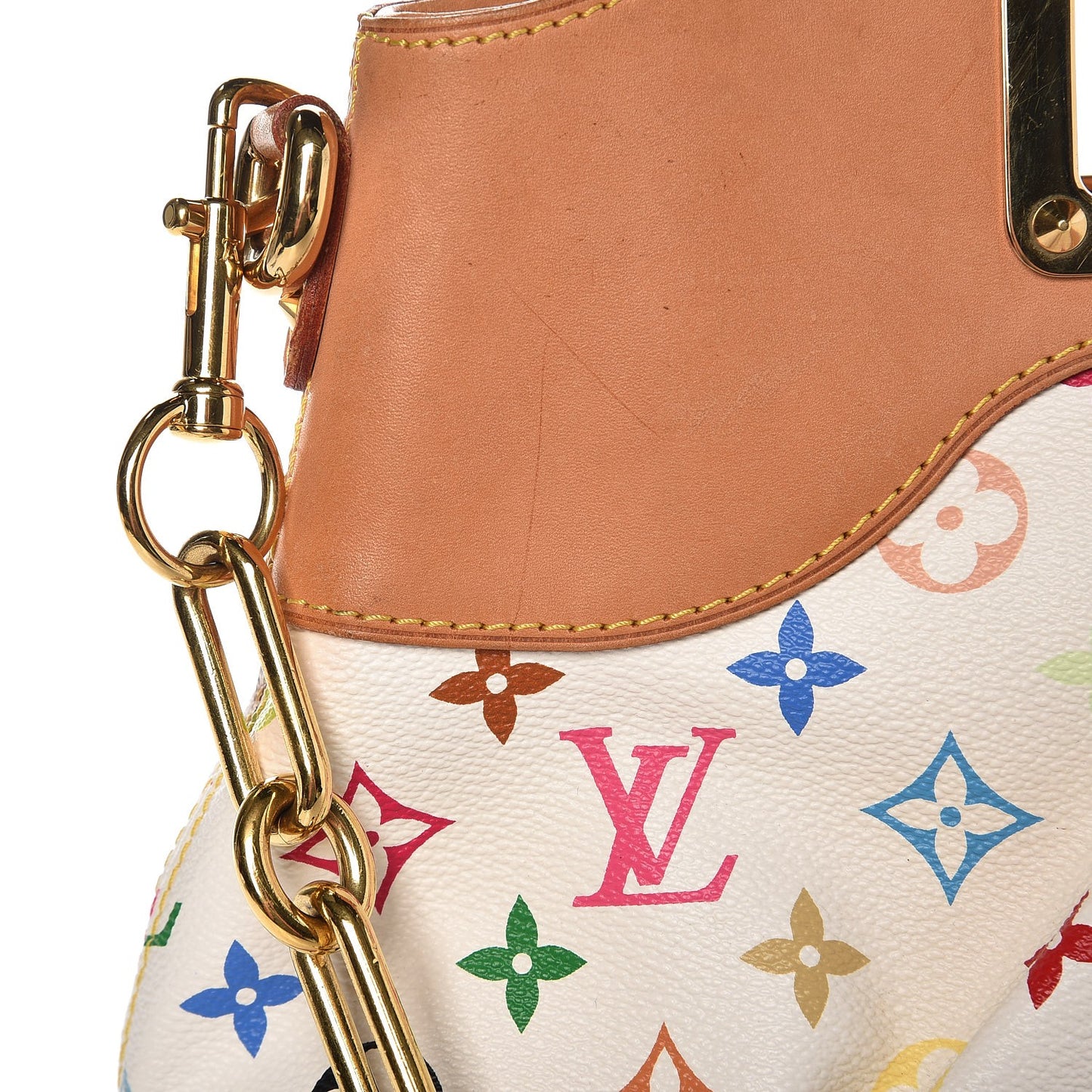 Monogram Multicolor Judy GM White