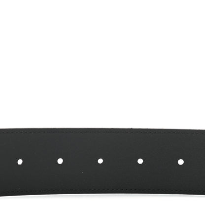 Gucci Textured Calfskin Double G 40mm Belt 75 30 Black 4 of 5