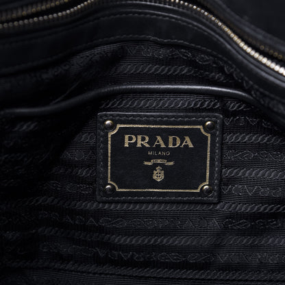 Prada Tessuto Nylon Soft Calf Tote Black 8 of 15