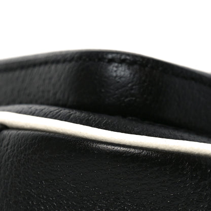 Gucci X ADIDAS Textured Dollar Calfskin Belt Bag Black 9 of 10