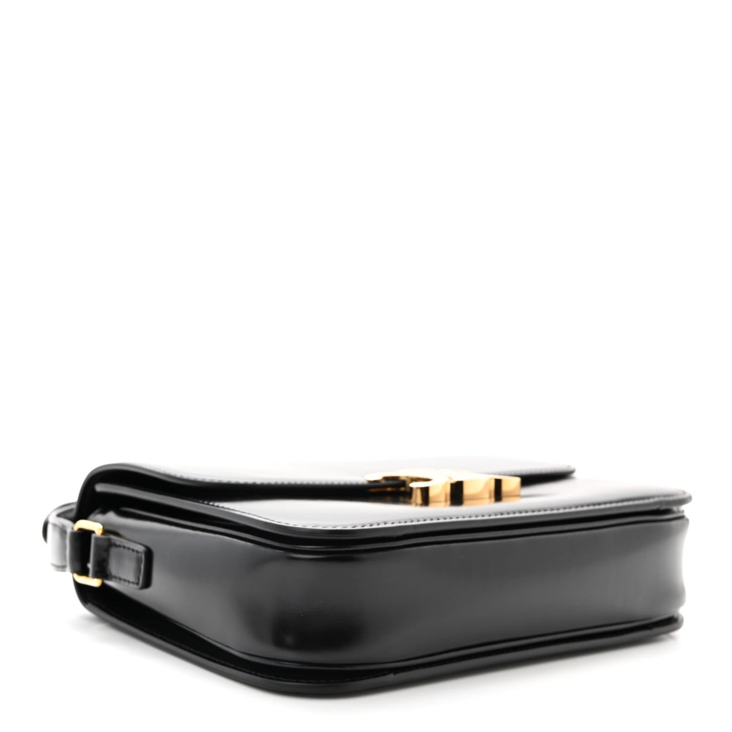 Shiny Calfskin Medium Triomphe Black