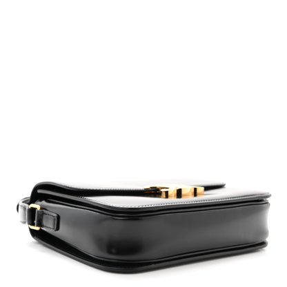 Celine Shiny Calfskin Medium Triomphe Black 4 of 11