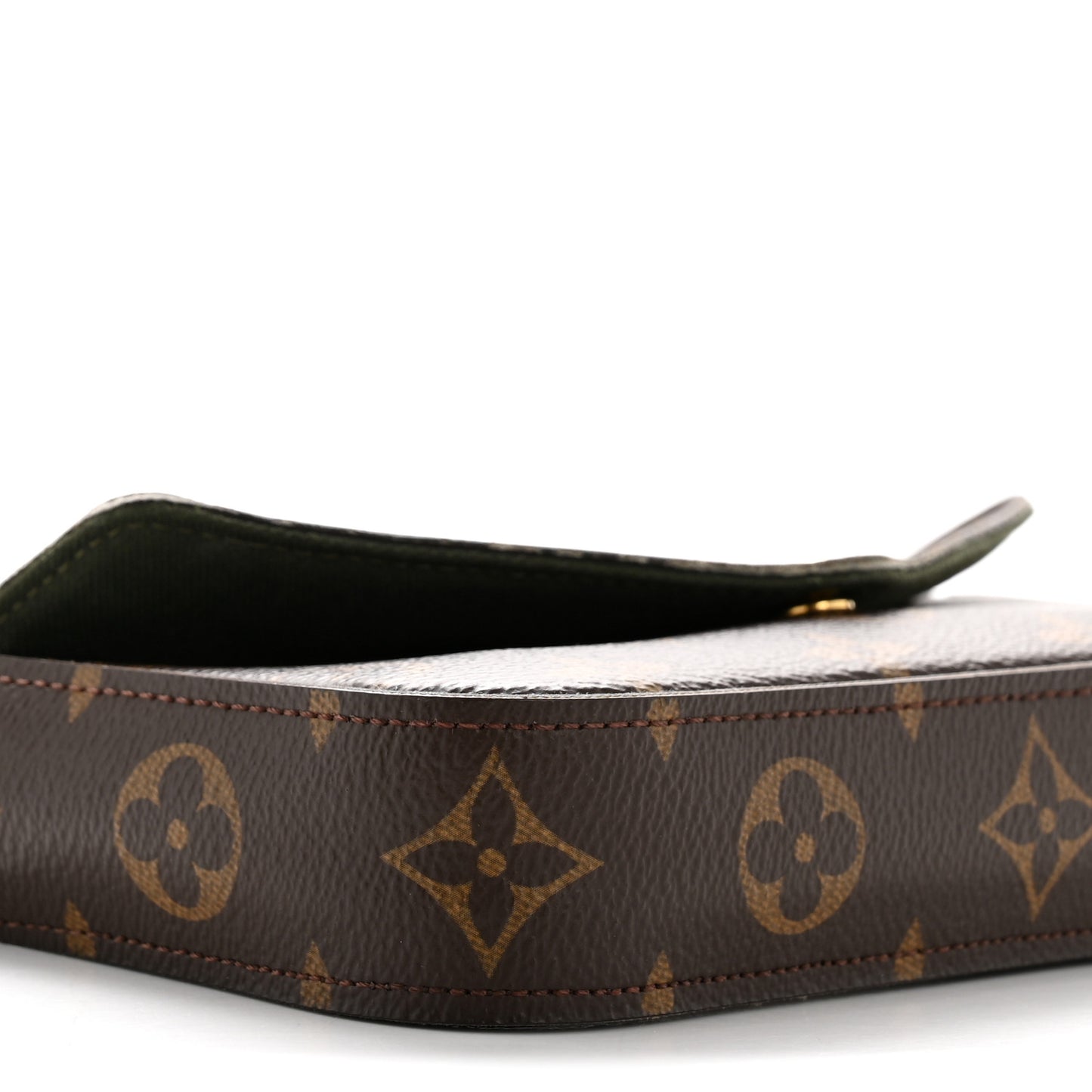 Monogram Felicie Strap & Go Kaki