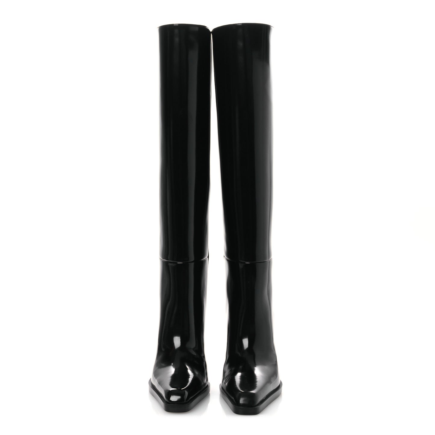 Vitello Marilyn Nina 95 Knee High Boots 38 Black