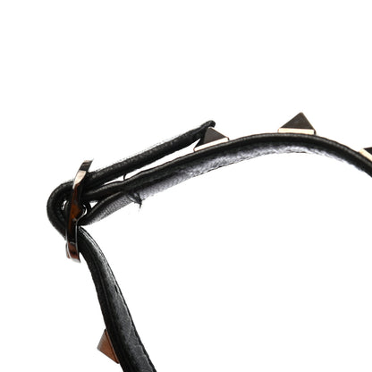 Valentino Garavani Patent Nappa Rockstud Ankle Strap 65mm Pumps 37 Black 7 of 8